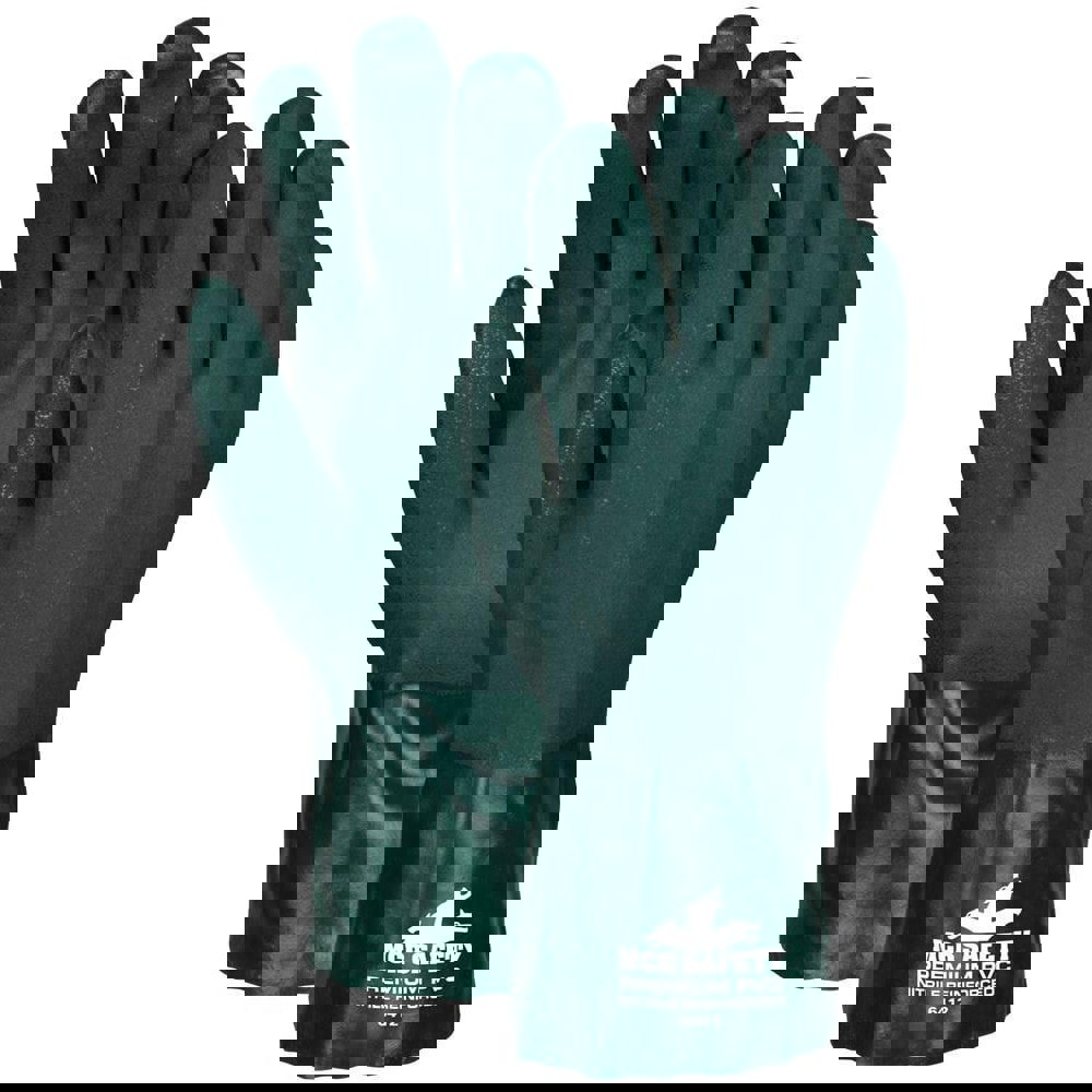 General Purpose Work Gloves: Large, Nitrile Coated, Jersey